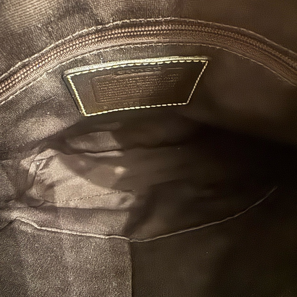 SOLD LIVE! RARE 2007 Coach Brown Animal Print Patchwork Crossbody/Shoulder Bag - Picture 17 of 17